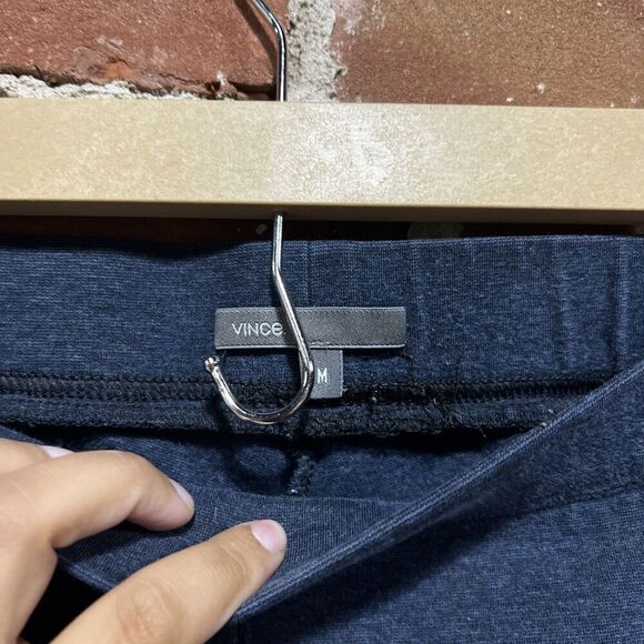 Vince Pants Womens Small Navy Stretch Elastic Waist Skinny Leg Pull On - Picture 2 of 4